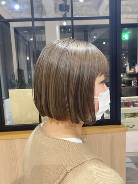 テラスヘア 新潟駅南(TERRACE hair) ミニボブ♪モカベージュ