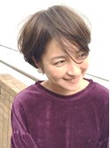 前髪長め☆大人のマッシュショート