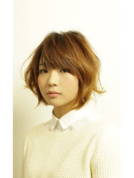 ドゥセリエ 新宿本店(de cellier) 前髪・顔周り小顔カットで可愛く☆甘辛大人かわいいショート☆