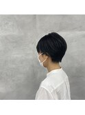 黒髪×コンパクトショート