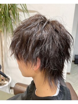 バグズ ヘアデザイン 桔梗が丘店(Baguz HAIR DESIGN) ネオウルフスタイル/ダークグレージュ/リラクシー10代20代
