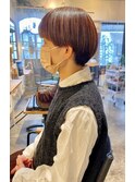 刈り上げマッシュショート#30代#40代#50代