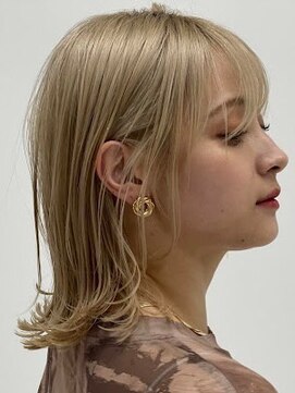 ハツ 橋本(HATSU) 外国人風透明感カラーハネスタイル[橋本/橋本駅]