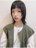 short bangとwolf。