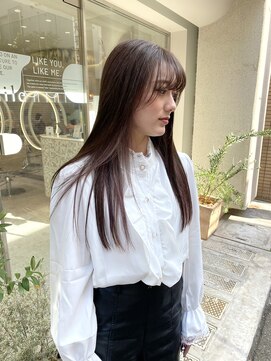 マイル 渋谷(mile) ラベンダーグレージュインナーカラー