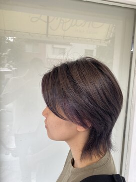 ラブリッシュ(LOVERICHE) 韓国風センターパートウルフ 【浜崎】