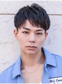 2WAYツーブロックショート　大人メンズヘア