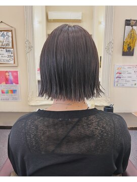 リミットヘアー 大在店(Remit hair) パッっと切りぱなしボブ