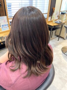 ヘアリゾート粋 トゥジュ 池袋東口店(tujuh) ゆるふわミディアム/チェスナットブラウン艶髪20代30代40代