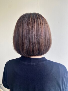 カシェ リタ ヘアー(CACHE'&RITA HAIR) ボブ◯内巻きボブ◯ツヤカラー◯ピンクブラウン