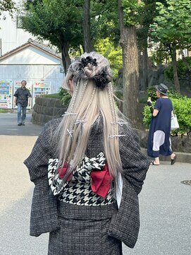 バサラ 新宿駅前店(VASARA) トレンドハーフアップアレンジ