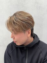 ルースト 西院店(ROOST)&nbsp;フェザーパーマ×ホワイトハイライト