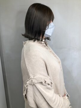 ジーナ 船橋(Zina) 髪質改善＊マチルダボブアッシュカラー＊美髪【Zina船橋】