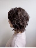くせ毛活かし　　くせ毛でウルフパーマスタイル