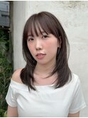 夏に向けて透明感カラー