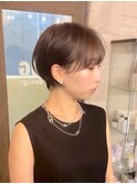 ショートボブ/ショートヘア/脱白髪染め/白髪ぼかし/髪質改善