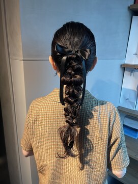 シャルムバイケンジ(Charm.by KENJE) 【ローポニーテール】結婚式/浴衣/着付/銀座/ヘアセット/アレン