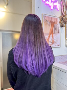 シェルティ フィエル(Shelltie Fiel) 【ケアブリーチ】ラベンダーグラデ【シェルティフィエル】