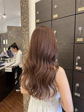 ヴィサージュ ギンザ VISAGE GINZA ピンクブラウン×ゆるウェーブ