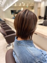 シュク 高円寺(SYUK)&nbsp;くびれボブ/レイヤーボブ/ブラウン/顔周り【SYUK高円寺】kanna
