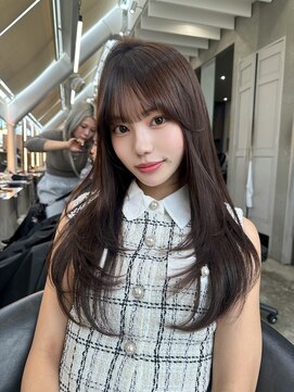 ロンド ルージュ 銀座店(Lond rouge) 暗めカラー/レイヤーカット/マロンベージュ/くすみベージュ/銀座