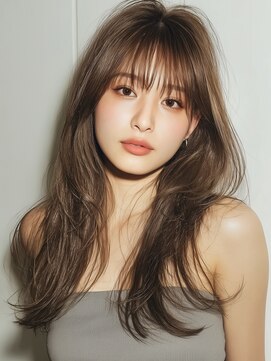 ウキ(uki) ミルクティー　レイヤーカット　トリートメント