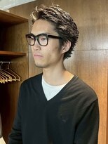 ヨロヘアー(YOLO hair) アップバング/大人メンズショート/清潔感ヘア