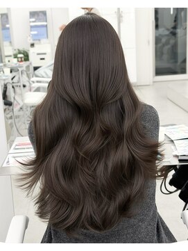 アマトウキョウスマートサロン(AMA TOKYO×Smart Salon) 韓国ヘア　透明感カラー　グレージュ