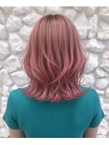 リン モアナバイヘッドライト 武蔵小杉2号店(lynn Moana by HEADLIGHT)&nbsp;lynn【武蔵小杉】#ピンクベージュ#ミディアムレイヤー#ブリーチ