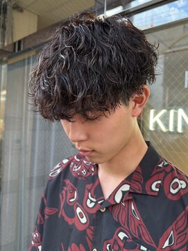 キングオブヘアバイノイズアンドフィフス 京都駅前店(KING of hair by NOISM&fifth) 京都メンズカットメンズパーマ波巻きスパイラルパーマツイスパ