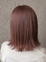 サラジュ 仁川店(SARAJU) 【暖色カラー特化】ピンクブラウン×艶感ロブ
