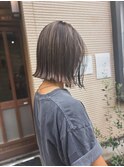 30代40代50代60代小顔ショートボブ似合わせカット前髪なし白髪