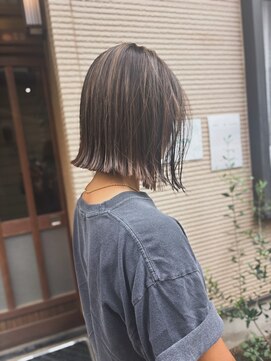 エヌヨンブンノイチ 茅ヶ崎(n1/4) 30代40代50代60代小顔ショートボブ似合わせカット前髪なし白髪