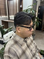 オールマンバーバーショップ 流山おおたかの森(Allman Barbershop)&nbsp;リバースセンターパート/ニュアンスパーマ/流山おおたかの森