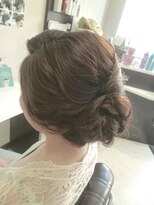 大人浴衣女子会ルーズシニヨン