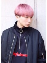 ピチカート(pizzicato) ピンクアッシュ ツーブロックマッシュ