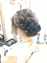 ロカット サロン(Roquat Salon)&nbsp;二次会ミディアムゆるふわアレンジ【ヘアアレンジ　立川/国立】