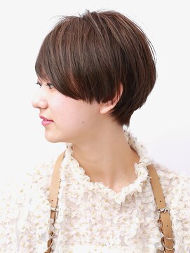 ピークアブー 原宿ハラカド(PEEK-A-BOO) 【PEEK-A-BOO】丸みショートと柔らかデザインカラー 箱崎貴彦