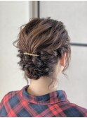アレンジヘアアップ