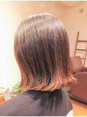 外ハネボブ縮毛矯正♪