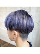 ガルボ ヘアー(garbo hair)&nbsp;ブルーヴァイオレット♪刈上げマッシュショートヘア♪