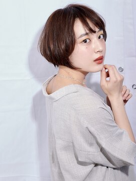 オーブ ヘアー ライブス 仙川店(AUBE HAIR RIVES) 【AUBE HAIR】大人かわいい_小顔マッシュショート