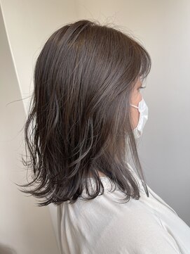 リアン(Lien) Lien☆くびれミディ×イヤリングカラー×ホワイトグレー