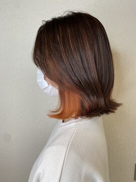 ヘアーウィーヴ 佐倉店(hair Weve) エギョモリ×イヤリングカラー