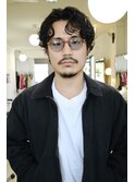 男の色気パーマ
