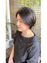 ダブル(W)&nbsp;【hair salon W】ミセスショートボブ