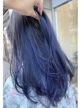 ロミー 本厚木(ROMMY.) バレイヤージュ☆ラベンダーブルー☆ROMMY.田中