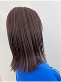 30代40代大人可愛い髪質改善カラーラベンダーグレージュ透明感
