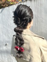 お呼ばれヘアセット！編み下ろし☆