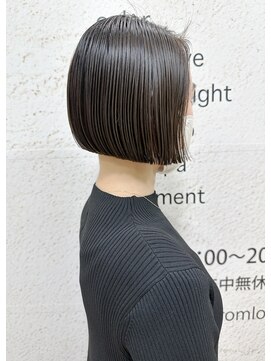 モリオ フロム ロンドン サッポロファクトリー店(morio FROM LONDON) 【morio札幌】札幌ボブ　大人かわいい暗髪ストレートボブ